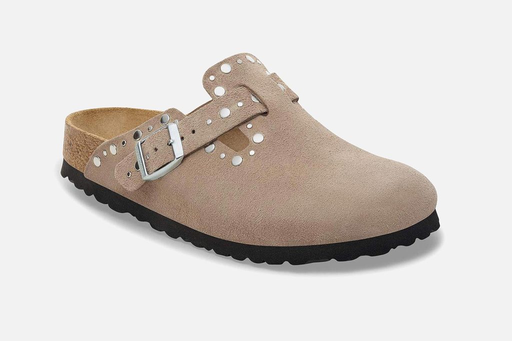 BOSTON RIVET SUEDE TAUPE