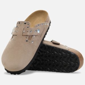 BOSTON RIVET SUEDE TAUPE - Image 3