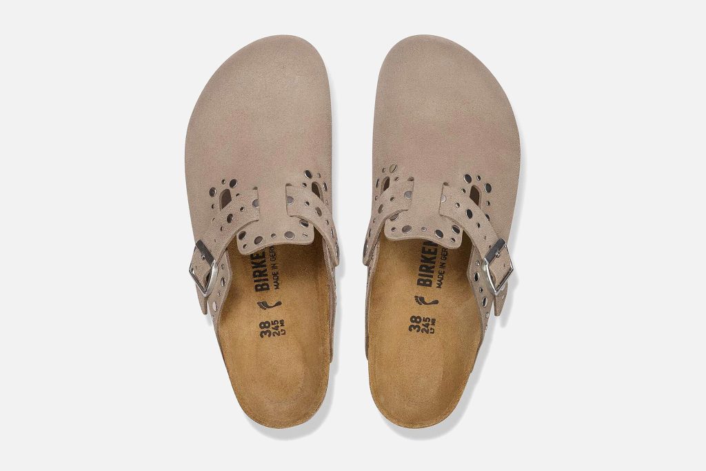 BOSTON RIVET SUEDE TAUPE