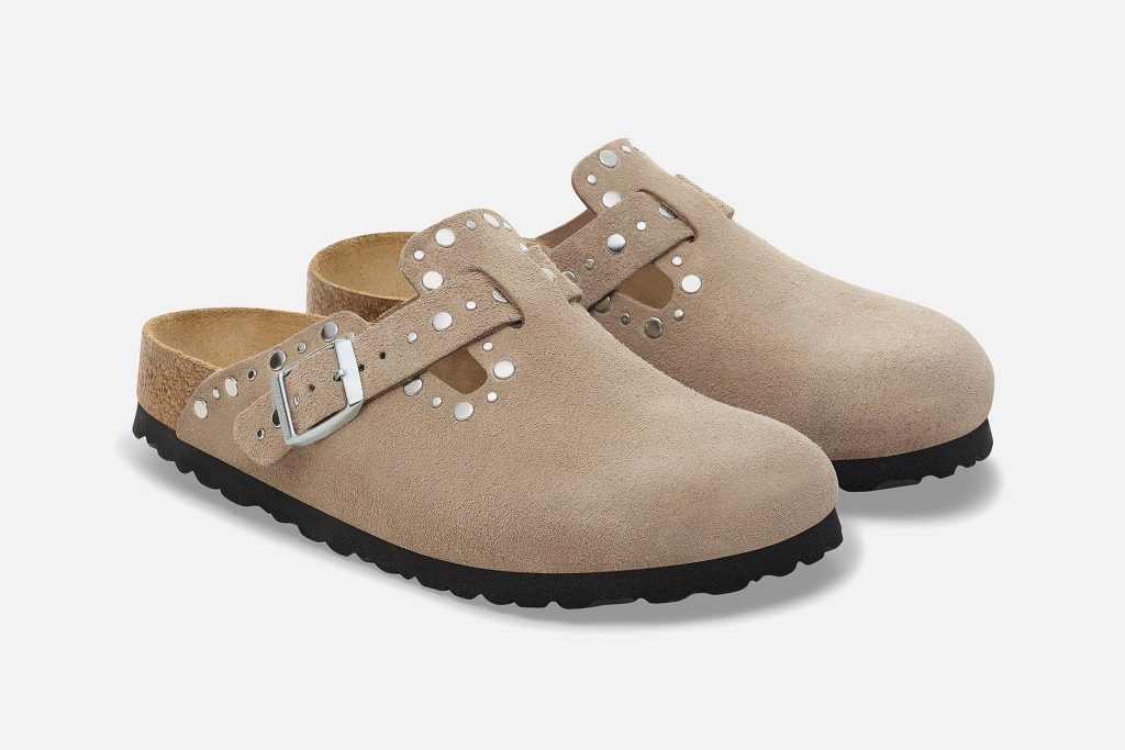BOSTON RIVET SUEDE TAUPE