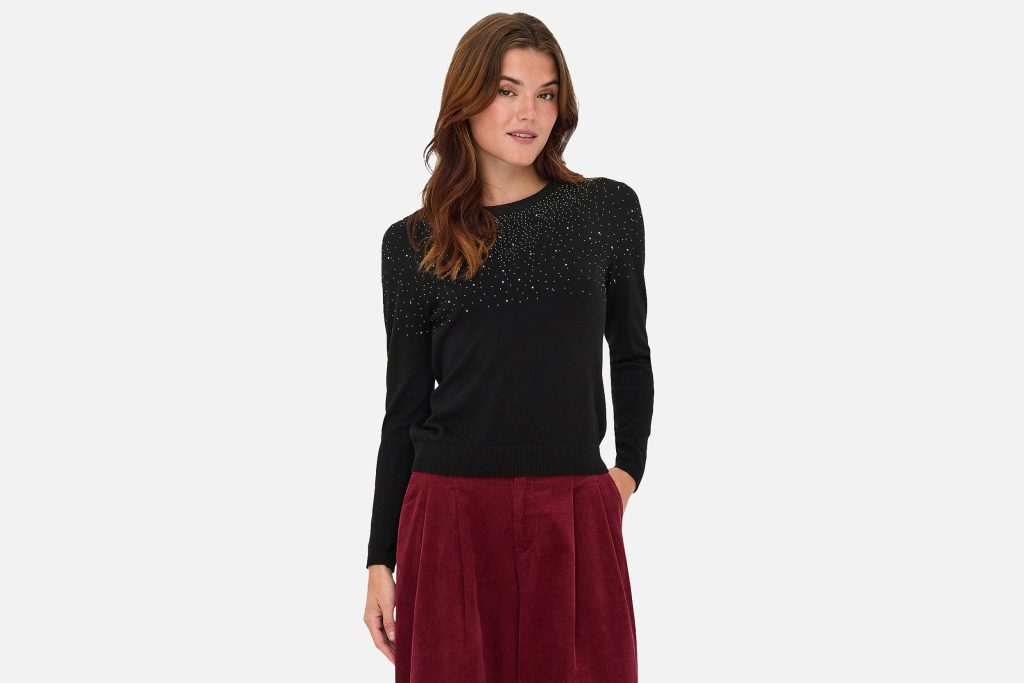 ANABELLA KNIT DARK SILVER