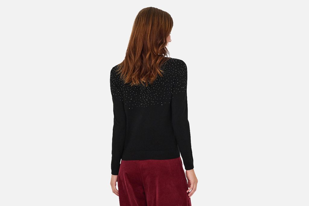 ANABELLA KNIT DARK SILVER