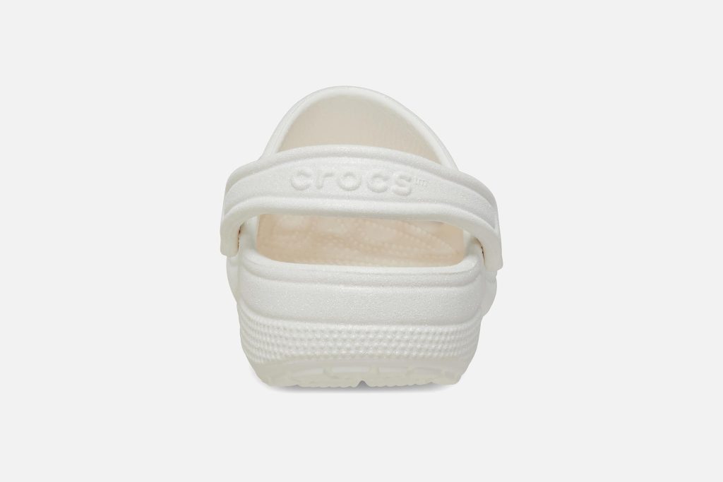 CLASSIC GLITTER CLOG WHITE