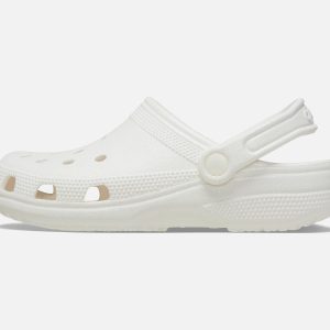 CLASSIC GLITTER CLOG WHITE – Image 4