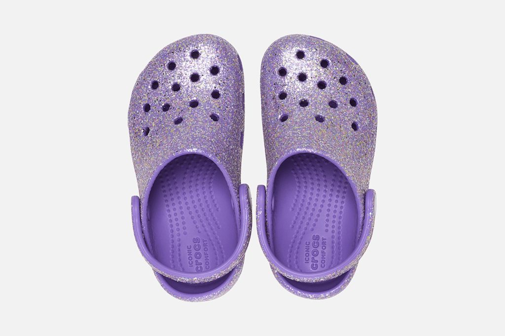 CLASSIC GLITTER CLOG PURPLE