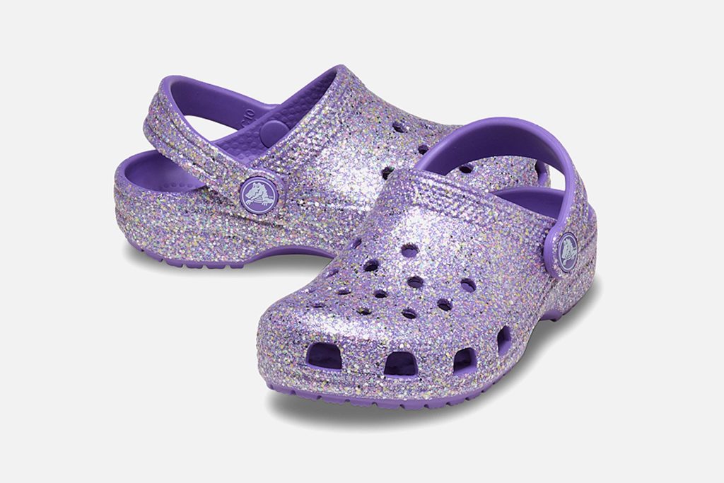 CLASSIC GLITTER CLOG PURPLE