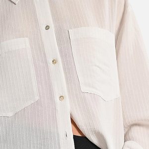 SHIRT WOVEN WHITE - Image 3
