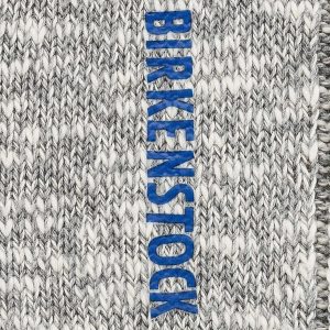SOCKS COTTON SLUB W GRAY WHITE - Image 4