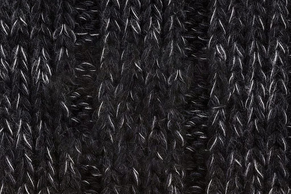 SOCKS COTTON TWIST W BLACK