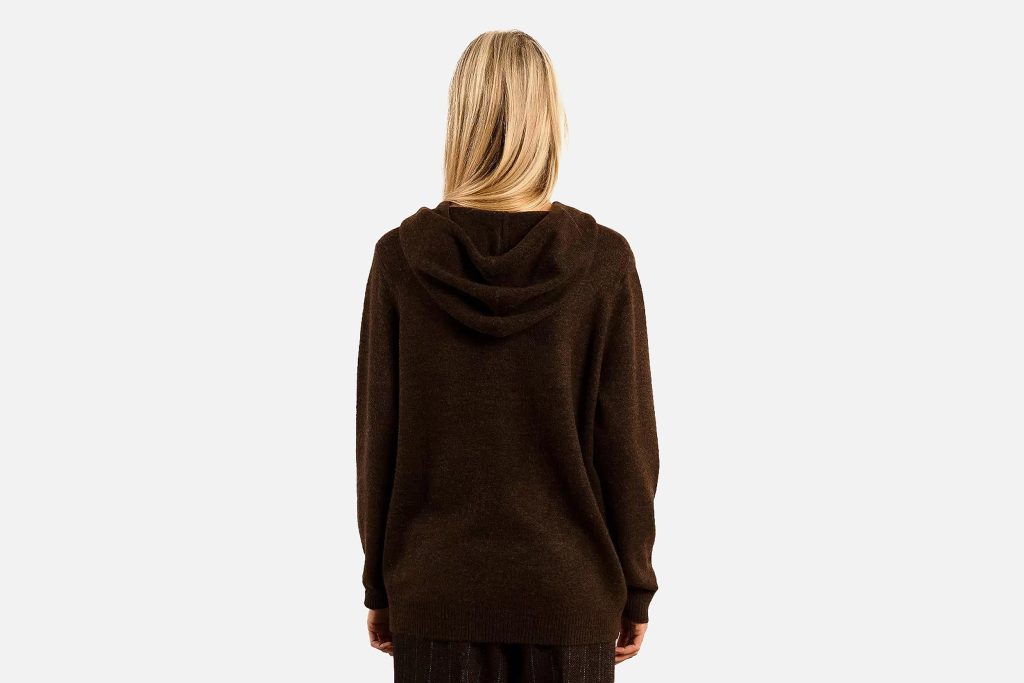 SWEAT POMPONS CHOCOLAT