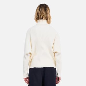 PULL CROISE COL ROULE CREME - Image 2