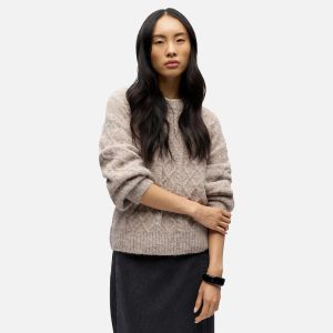SAGGIA PULL KNIT HUMUS MELANGE - Image 2