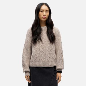 SAGGIA PULL KNIT HUMUS MELANGE - Image 4