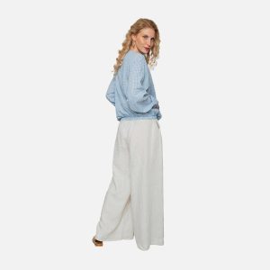 BLOUSON ECHECK BLUE SAND - Image 2