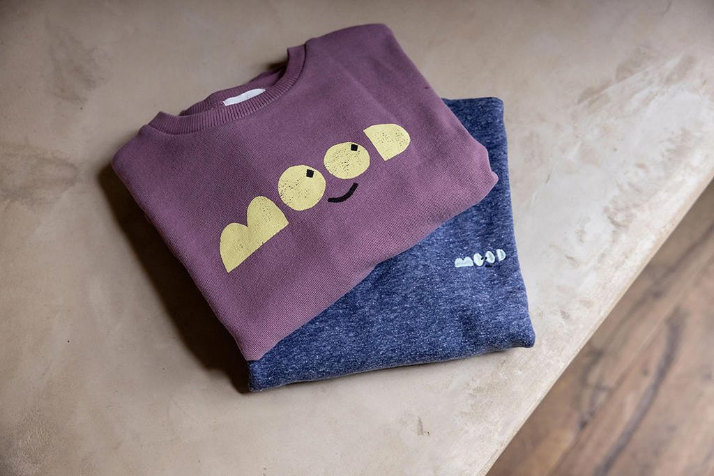 SWEATSHIRT MOOD MIX BLUE