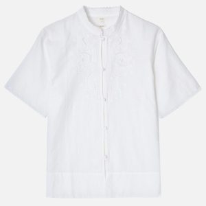 CHEMISE BRODERIE SHIBU BLANC – Image 1