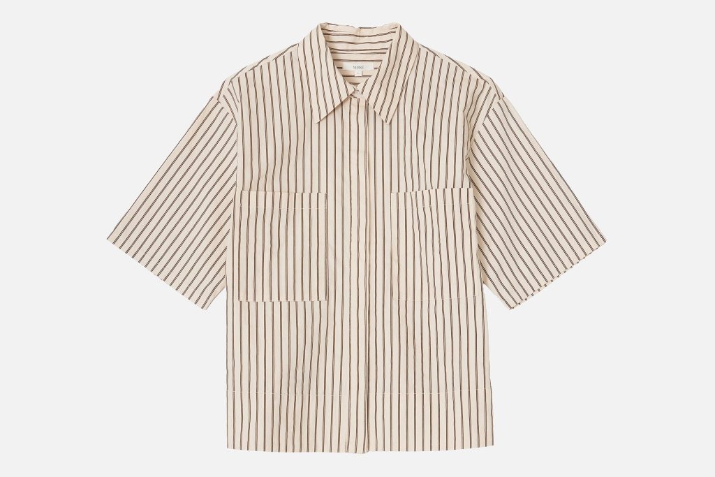 CHEMISE MAGY STRIPES ECRU