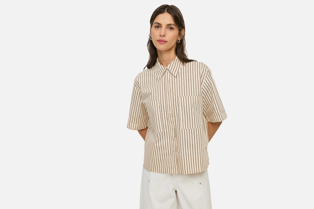CHEMISE MAGY STRIPES ECRU