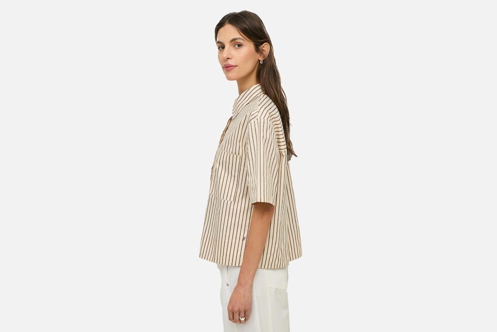 CHEMISE MAGY STRIPES ECRU