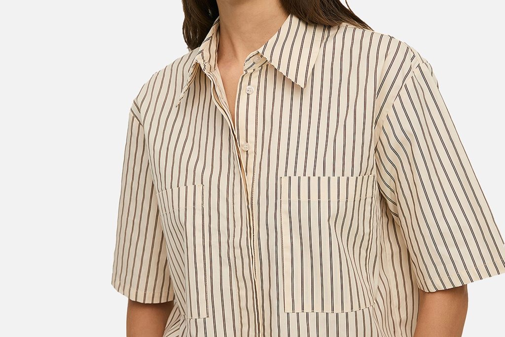 CHEMISE MAGY STRIPES ECRU