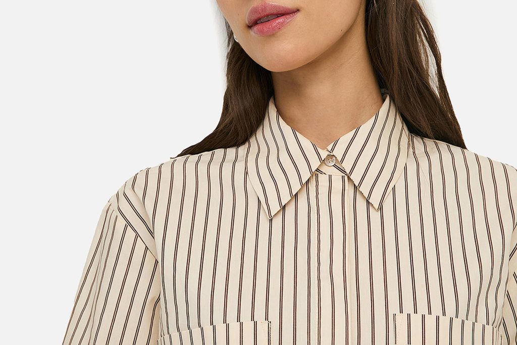 CHEMISE MAGY STRIPES ECRU