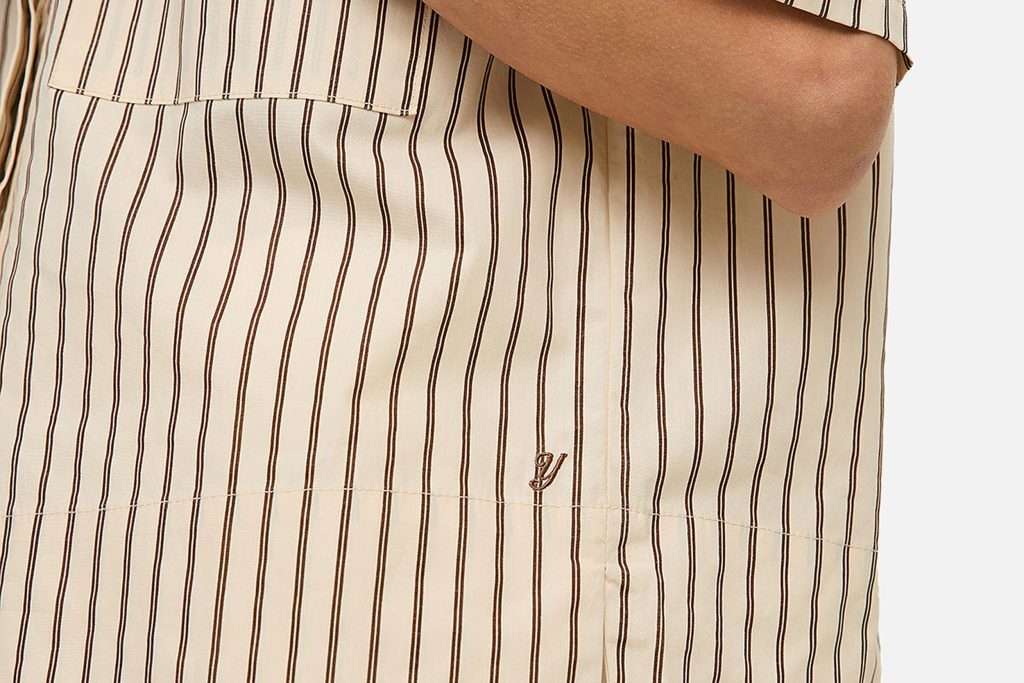 CHEMISE MAGY STRIPES ECRU