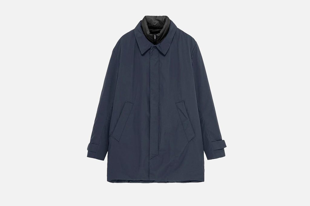 BLERIOT TRENCH COAT DARK NIGHT