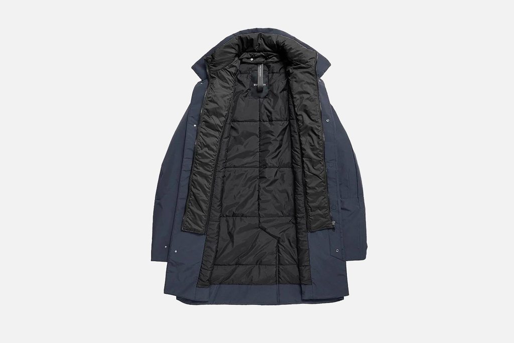 BLERIOT TRENCH COAT DARK NIGHT