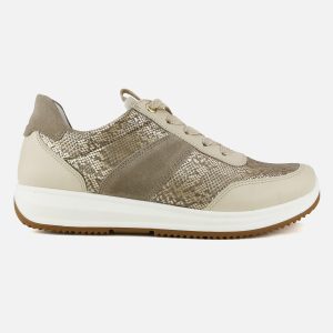 OSAKA 3 STRETCH BEIGE PYTHON - Image 1