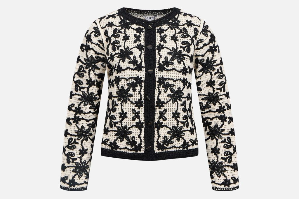 CARLI CARDIGAN BIRCH BLACK