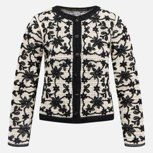 CARLI CARDIGAN BIRCH BLACK - Image 1
