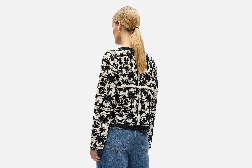 CARLI CARDIGAN BIRCH BLACK