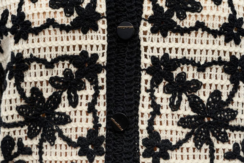 CARLI CARDIGAN BIRCH BLACK