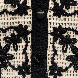 CARLI CARDIGAN BIRCH BLACK - Image 4