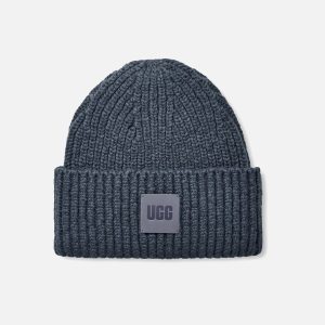CHUNKY RIB BEANIE DK WAVE MEN – Image 1