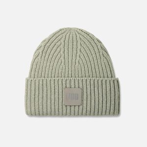 CHUNKY RIB BEANIE GREY MIST - Image 1