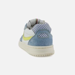 ARY LACE ZIP DENIM BLANC – Image 3