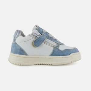 ARY LACE ZIP DENIM BLANC – Image 4