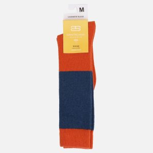 SEVILLA SOCKS TERRACOTTA BLUE - Image 1