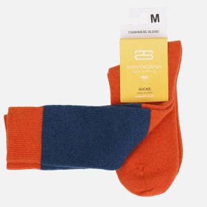 SEVILLA SOCKS TERRACOTTA BLUE - Image 2
