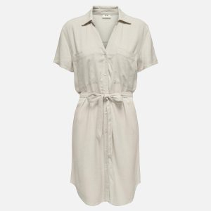 CAYA SHIRT DRESS MOONBEAM - Image 1