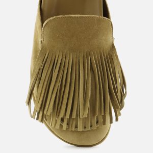 TAYA FRINGE LIGHT OLIVE - Image 6