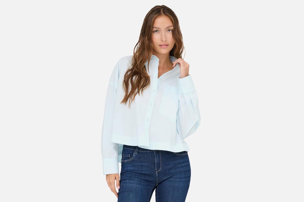 CARRIE SHIRT DELICATE BLUE