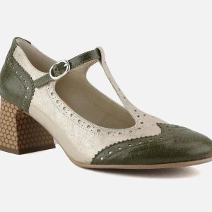 CLARISSE T STRAP VERT SHINY – Image 2