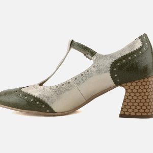 CLARISSE T STRAP VERT SHINY – Image 4
