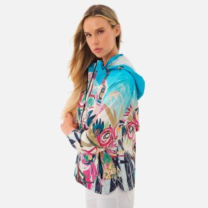 COAT SISTERON BLEU MULTI – Image 4