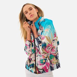 COAT SISTERON BLEU MULTI – Image 5