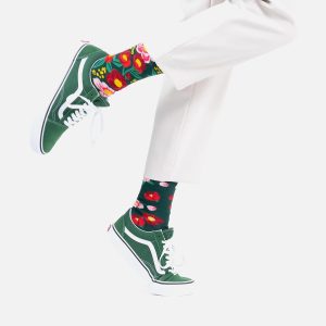 SOCKS FLOWER POWER GREEN - Image 2