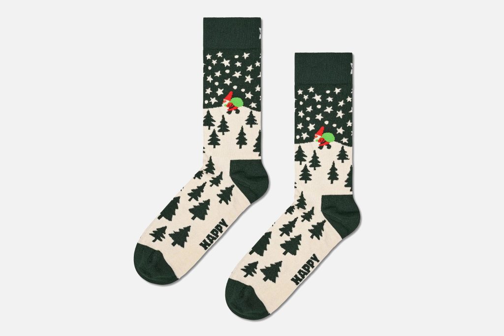 SANTA ON THE WAY SOCK