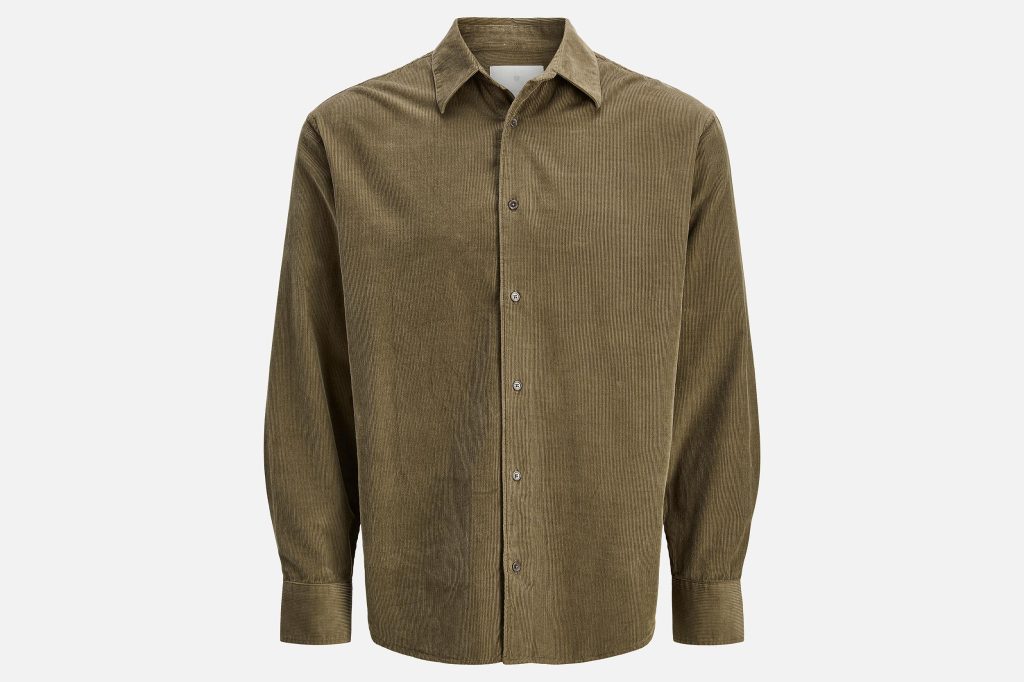 CASCOT CORDUROY SHIRT GREY